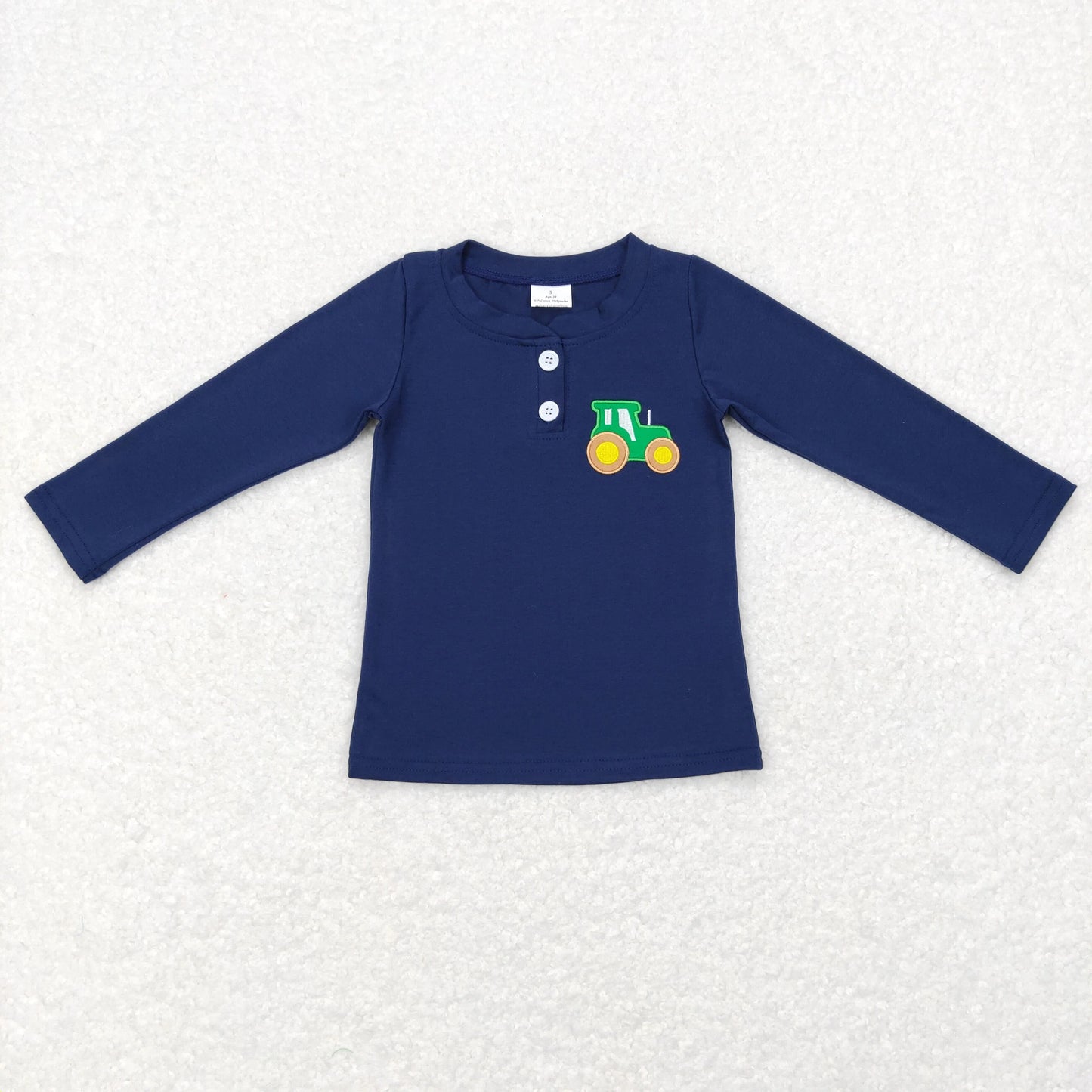 **PREORDER** Embroidered Tractor Cotton Shirt