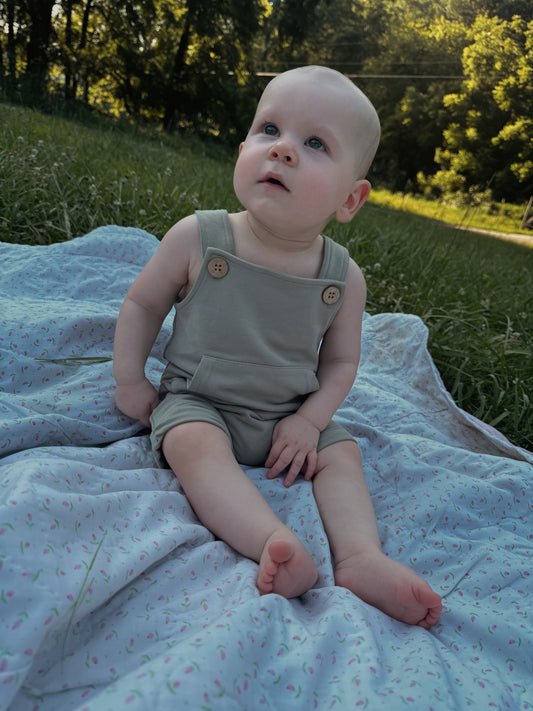 French Terry Overalls