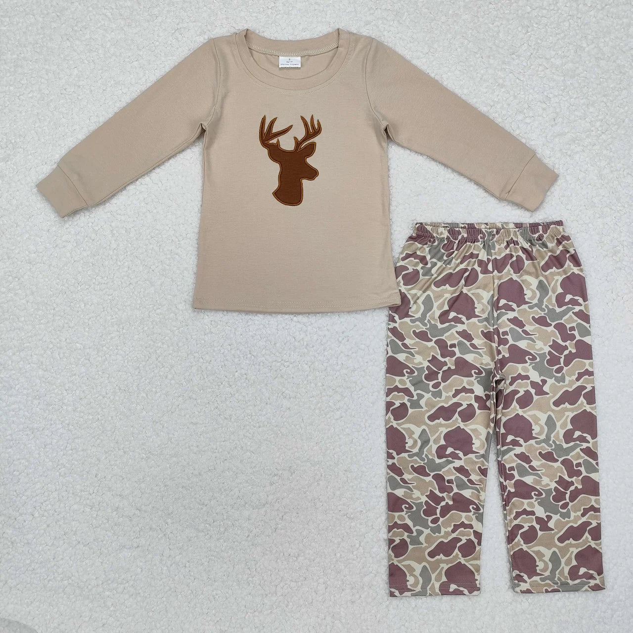 **PREORDER** Embroidered Deer Camo Set