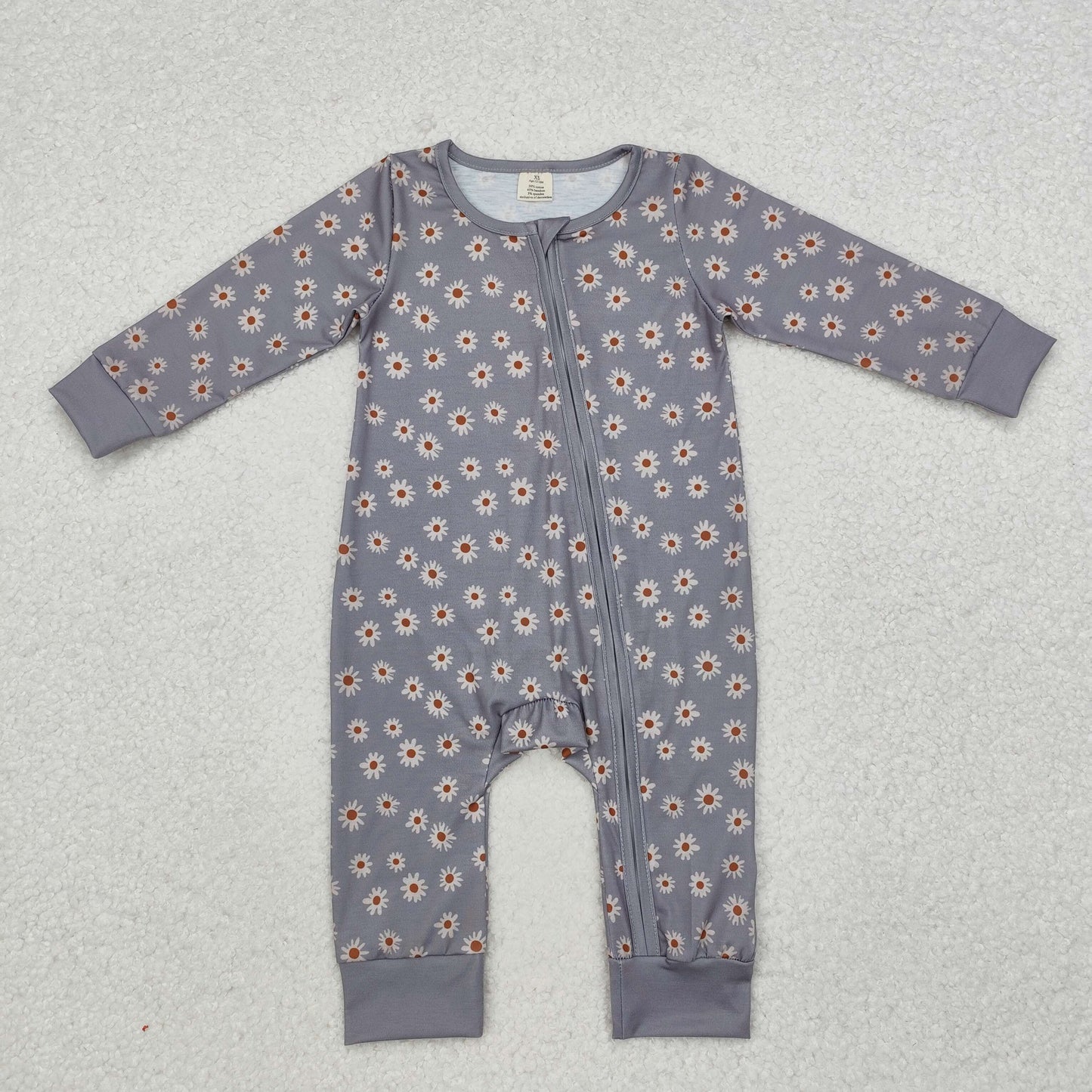 **PREORDER** Bamboo Grey Floral Zippy