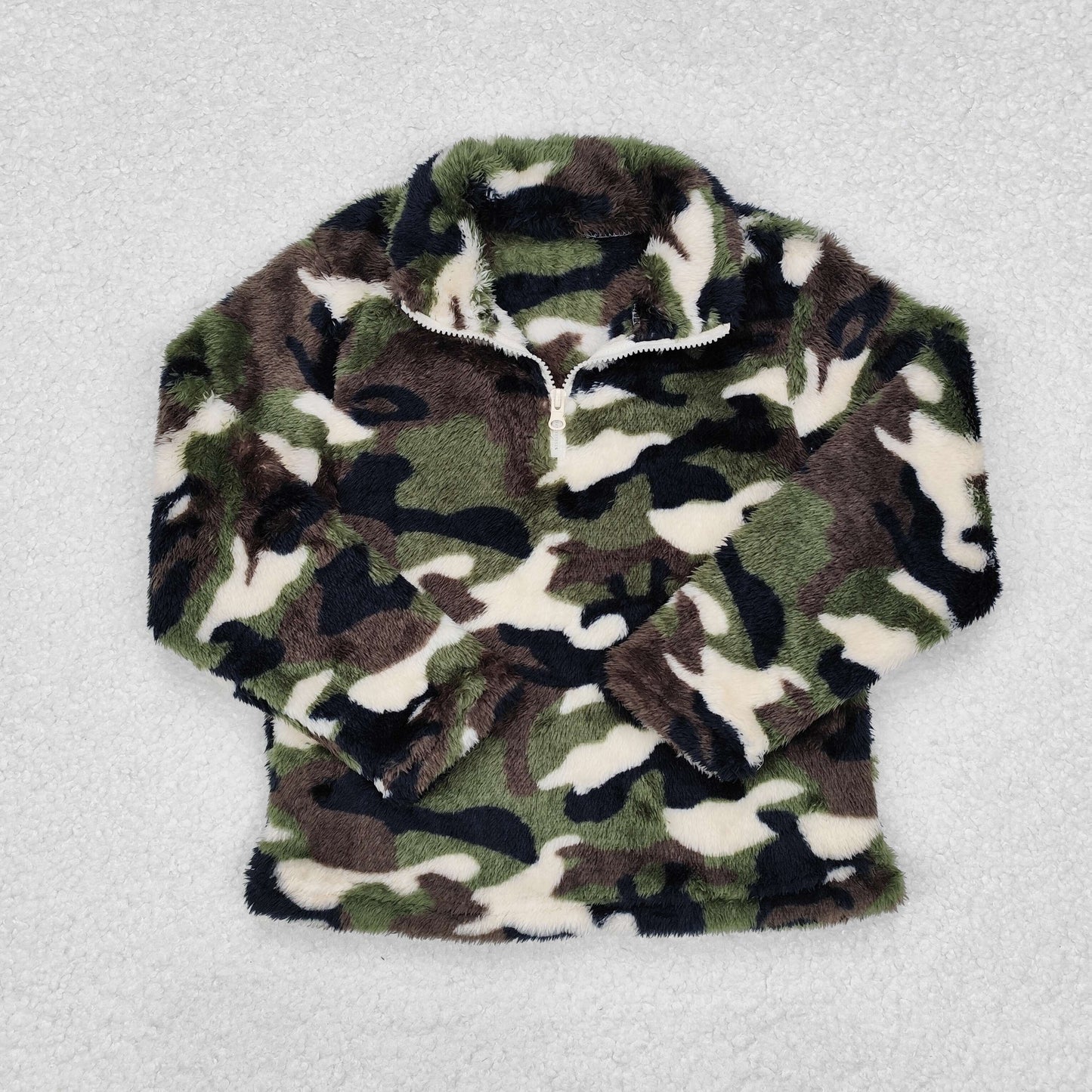 **PREORDER** Camo Sherpa 1/4 Zip