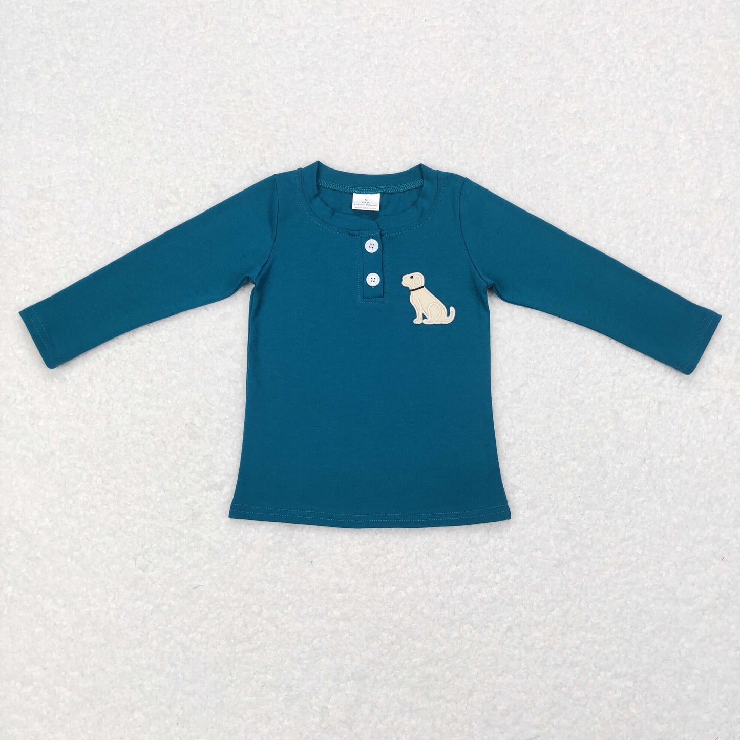 **PREORDER** Embroidered Dog Cotton Shirt