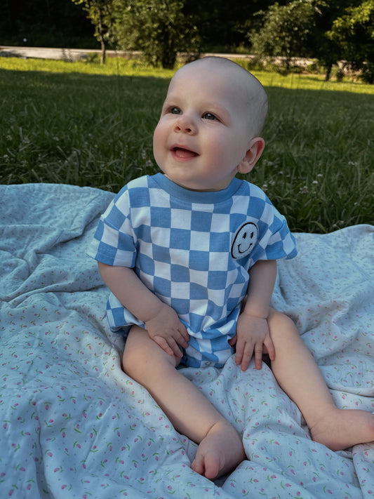 Short Sleeve Bubble Romper