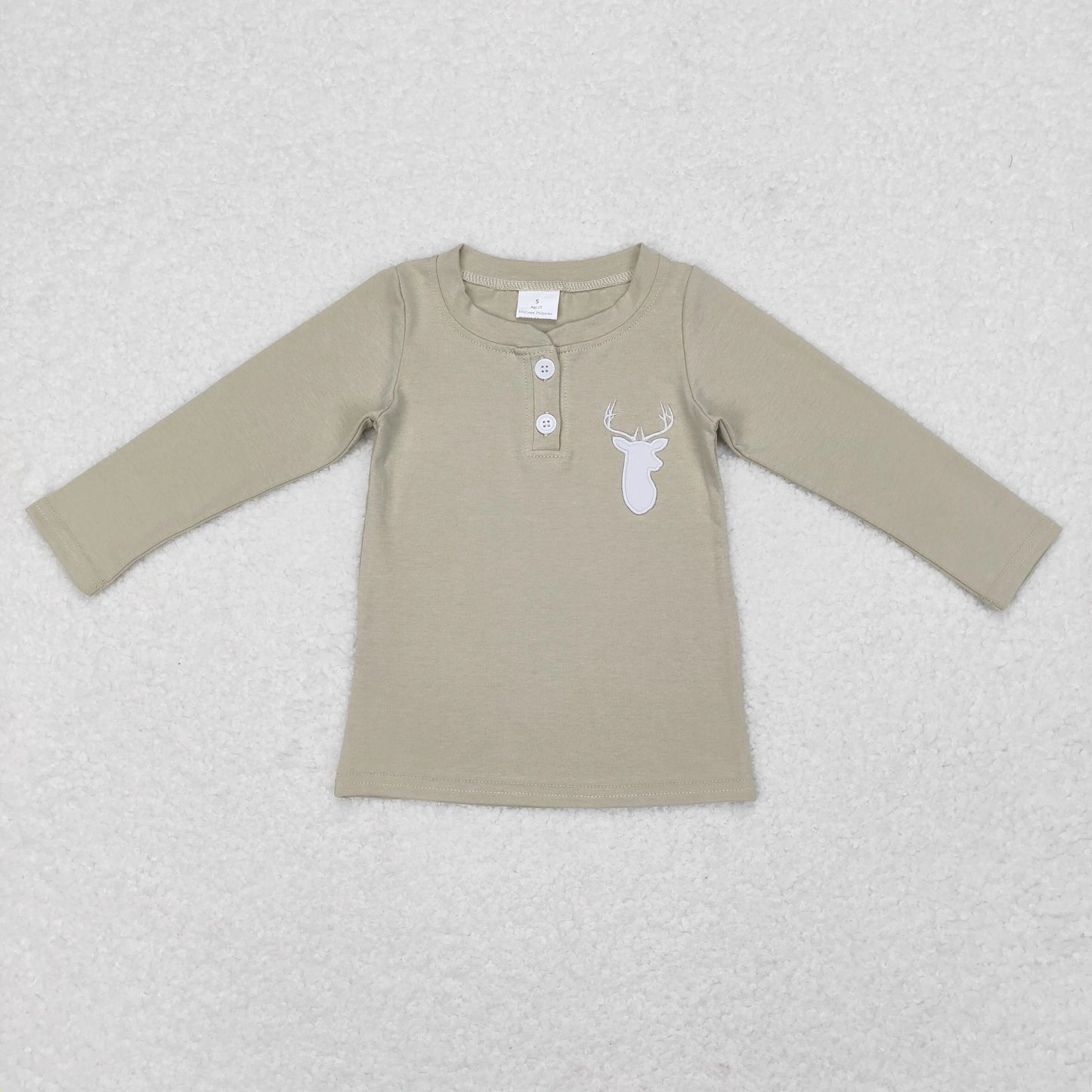 **PREORDER** Embroidered Deer Cotton Shirt