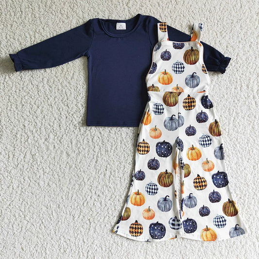 **PREORDER** Pumpkin Overall Set