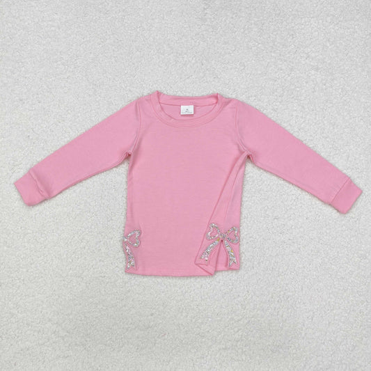 **PREORDER** Embroidered Flower Bow Crewneck
