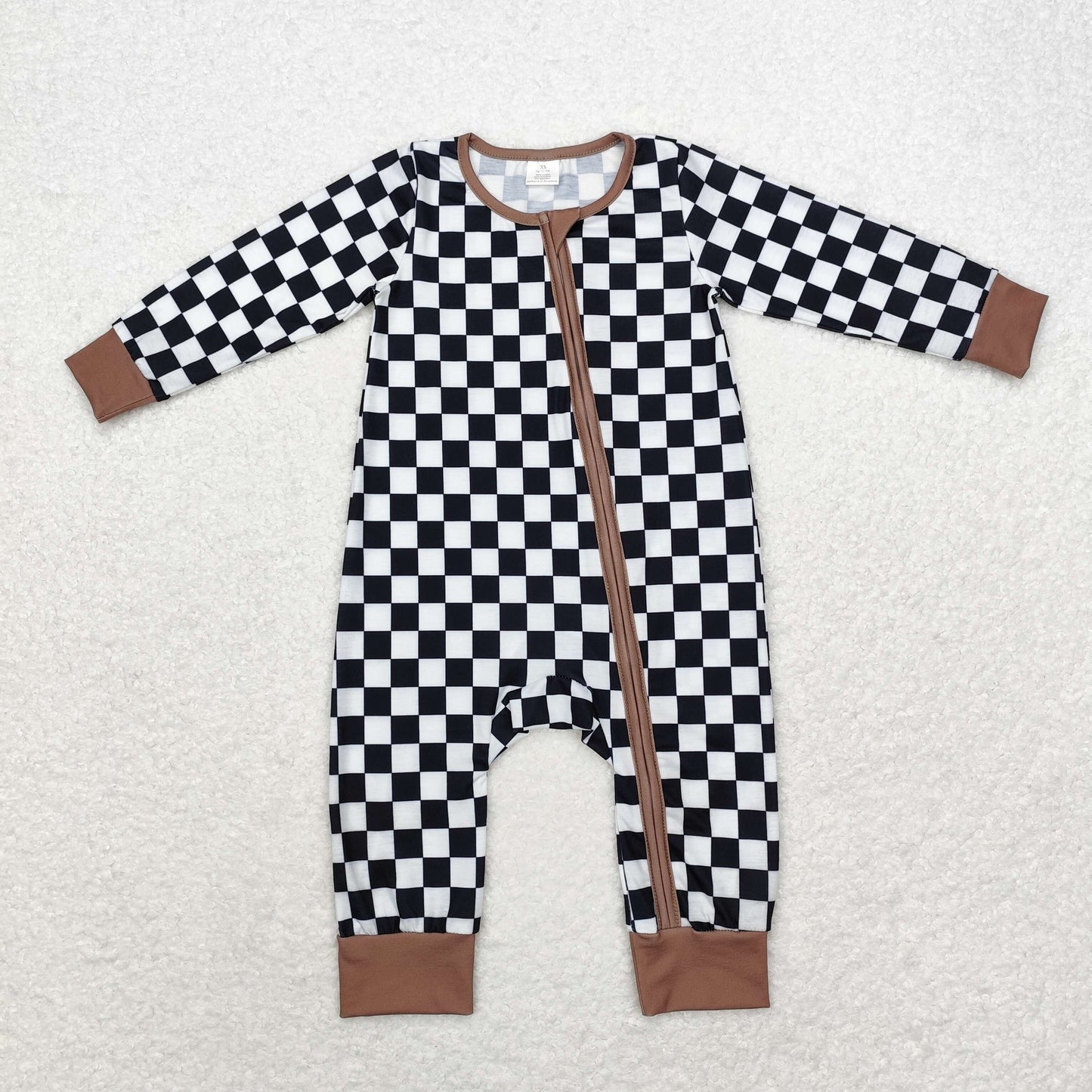 **PREORDER** Bamboo Black Checkered Zippy