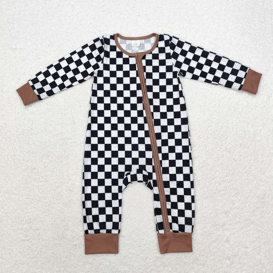 **PREORDER** Bamboo Black Checkered Zippy