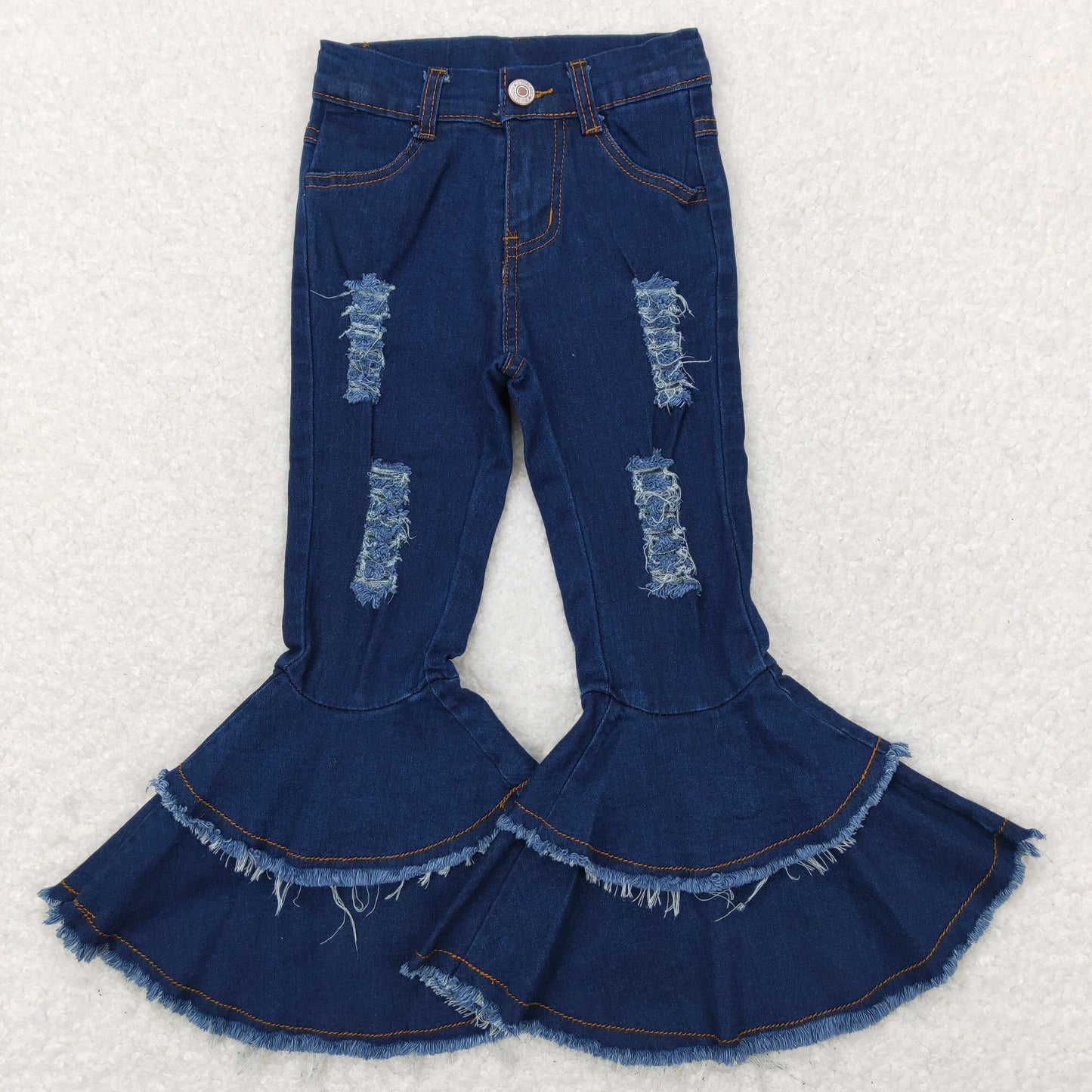 ** PREORDER ** Ripped Double Bell Jeans