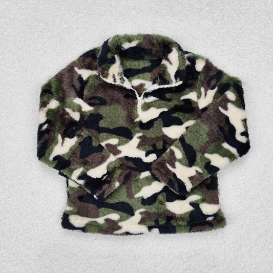 **PREORDER** Camo Sherpa 1/4 Zip