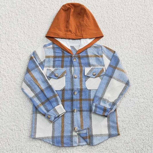 **PREORDER** Plaid Button-Up Hoodie