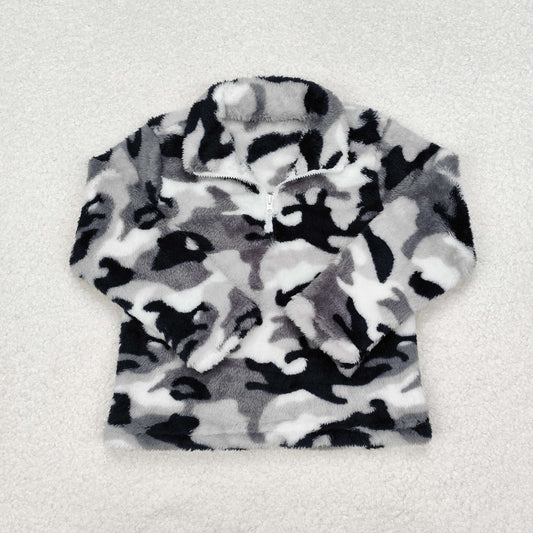 **PREORDER** Camo Sherpa 1/4 Zip