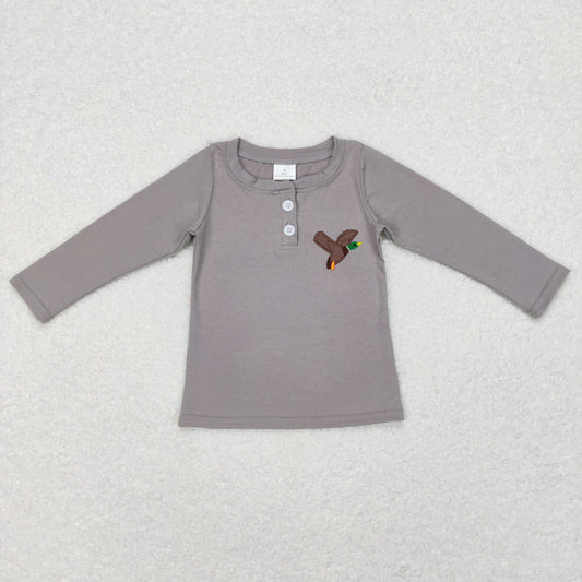 **PREORDER** Embroidered Duck Cotton Shirt