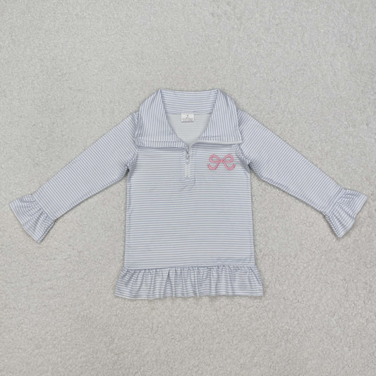 **PREORDER** Embroidered Bow 1/4 Zip