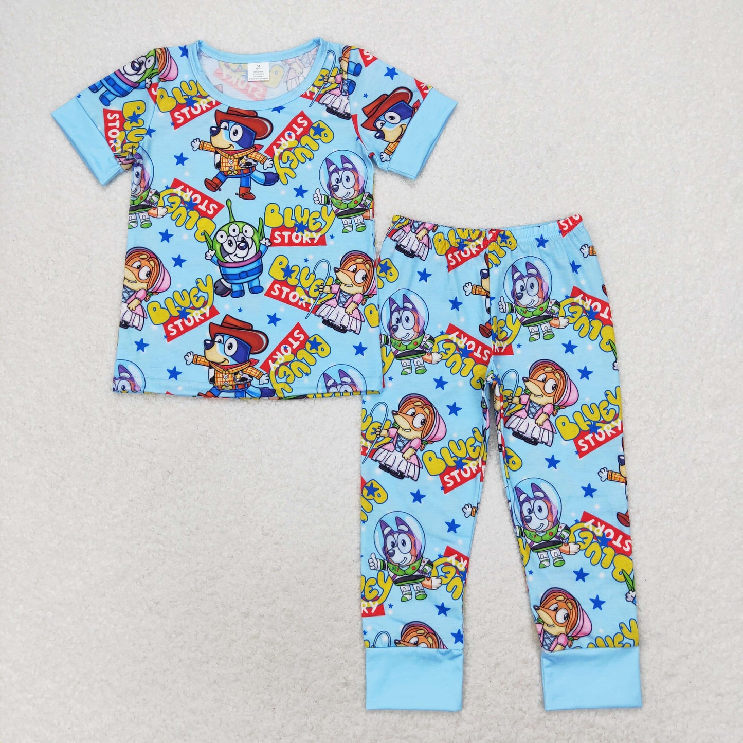 **PREORDER** Bamboo Blue Story Pajama Set
