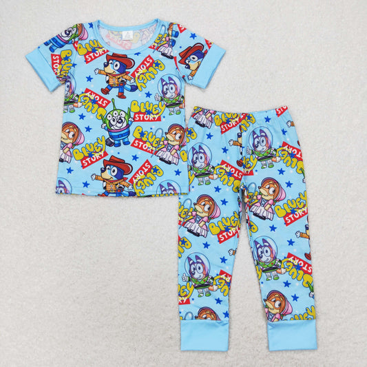 **PREORDER** Bamboo Blue Story Pajama Set