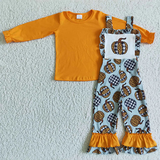 **PREORDER** Pumpkin Overall Set