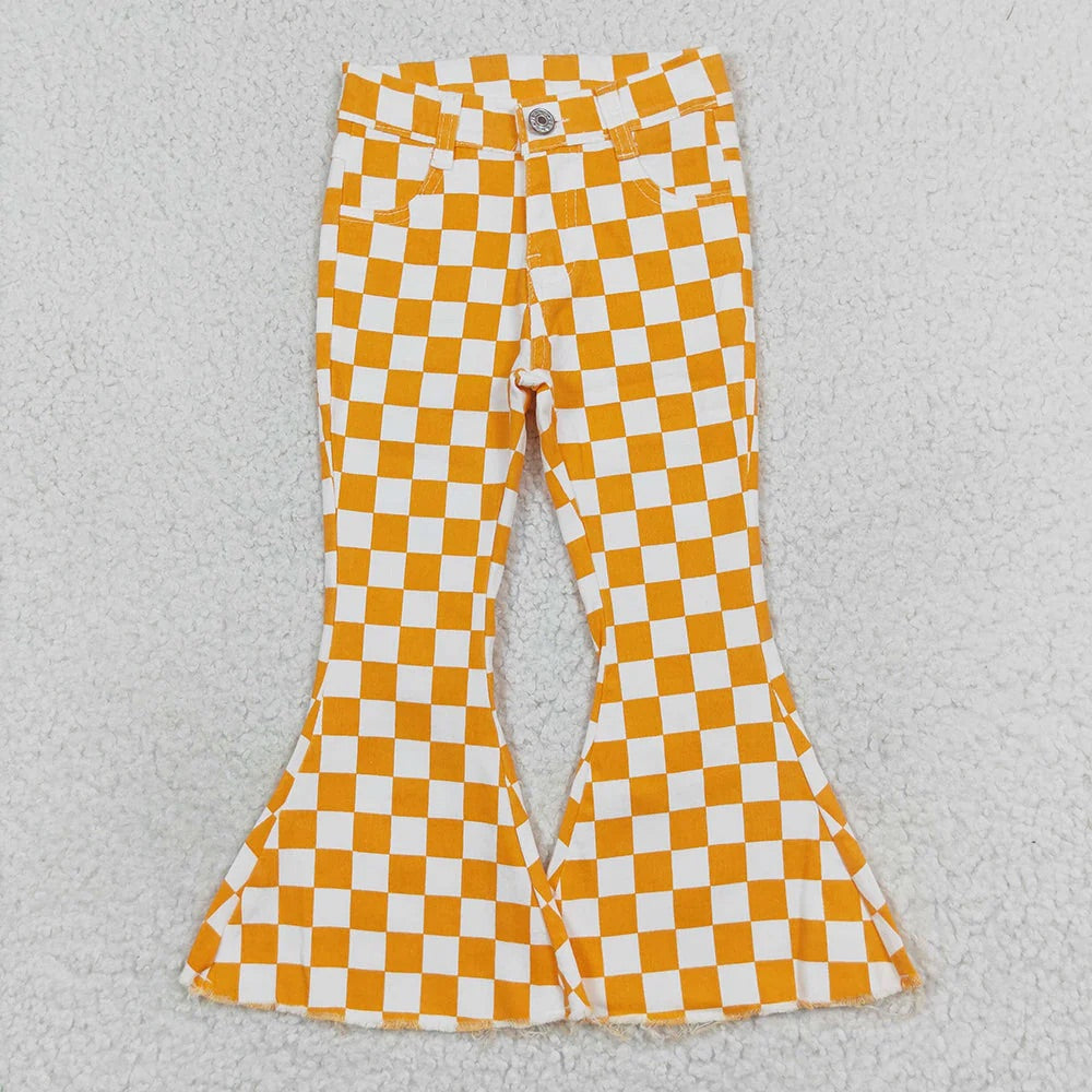 ** PREORDER ** Orange Checkered Bells
