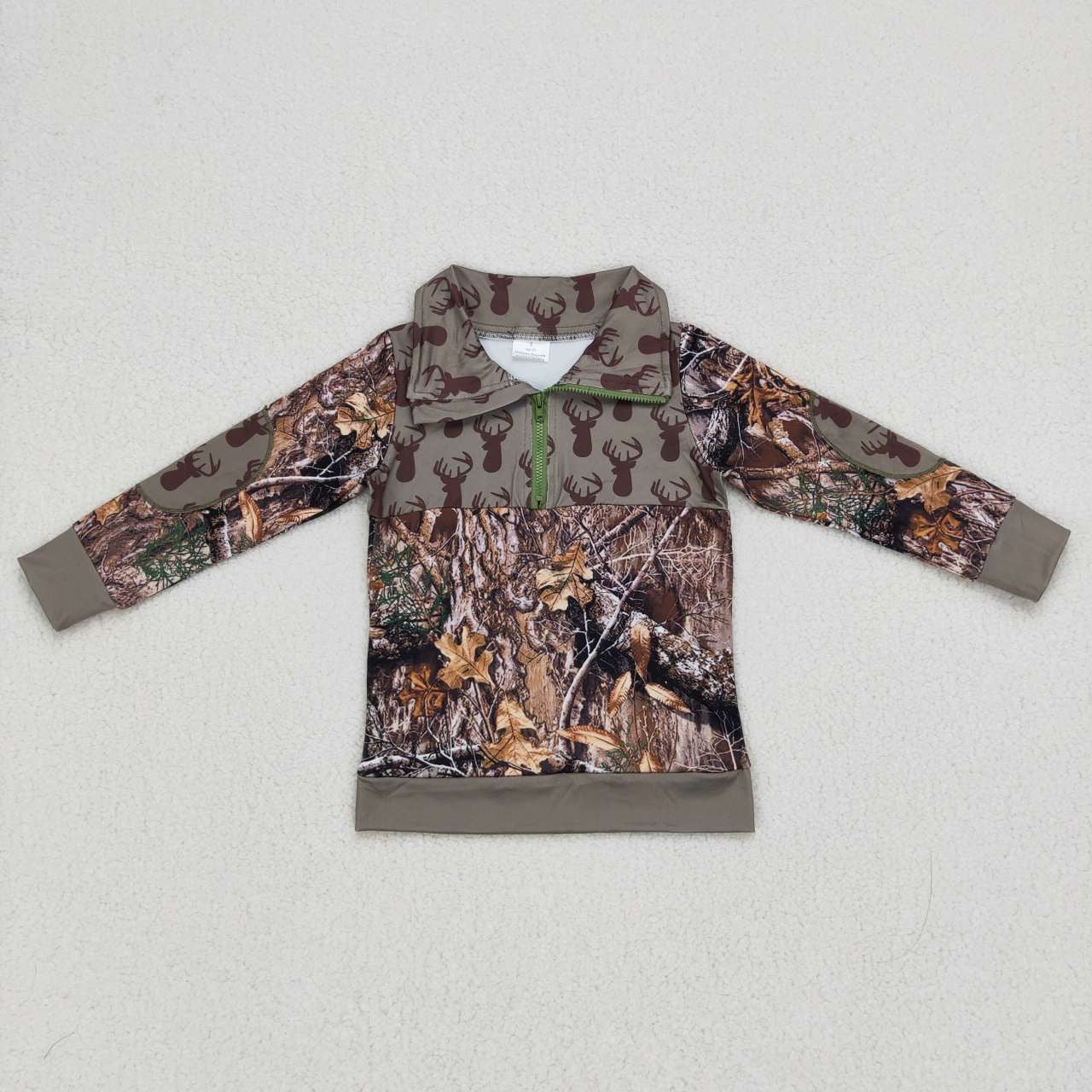 **PREORDER** Deer Camo 1/4 Zip