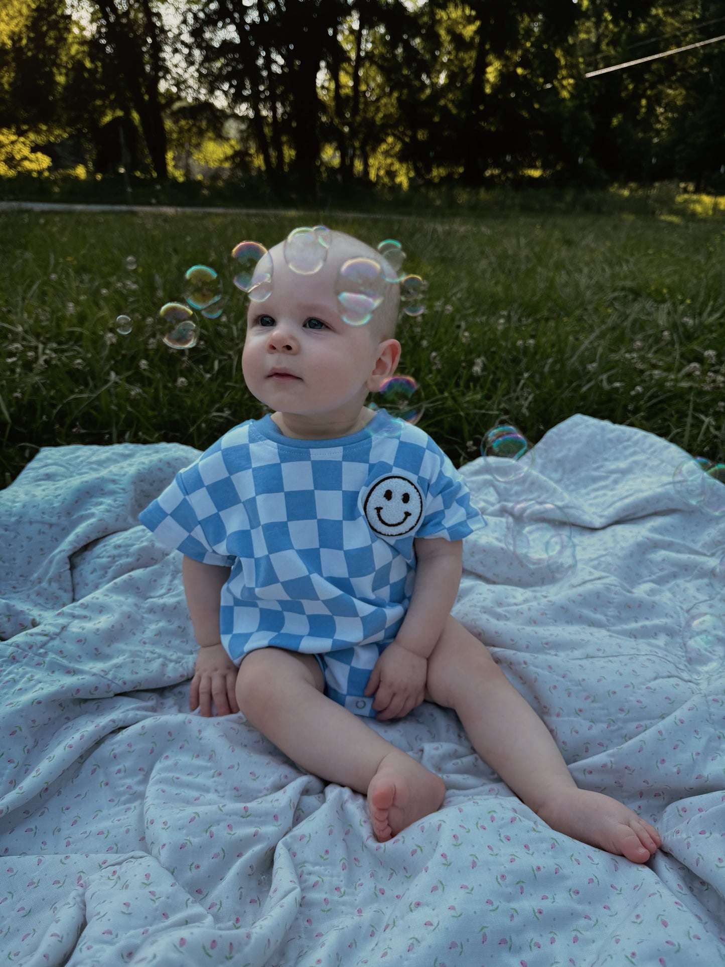 Short Sleeve Bubble Romper